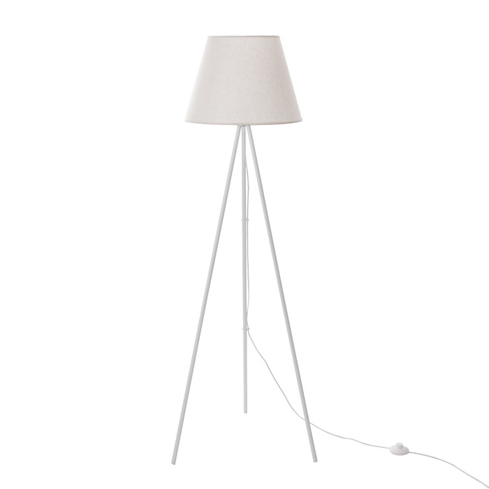 Торшер «Лаут» 1×15 Вт Е27 белый - Фото 1