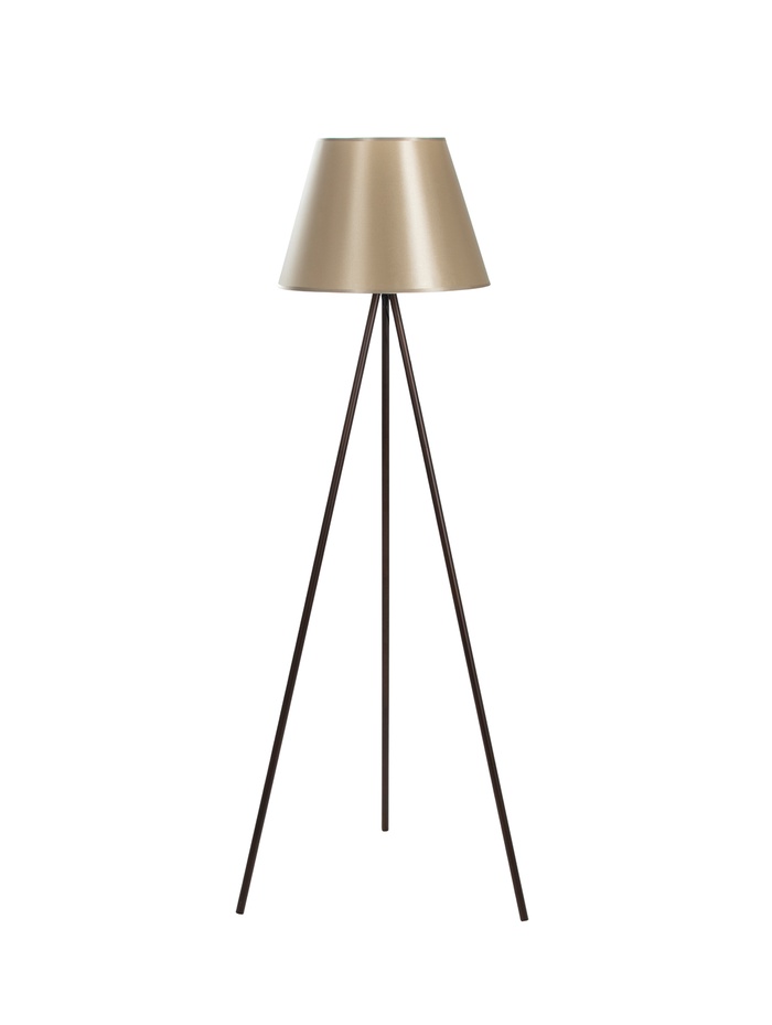 Торшер напольный BayerLux «Лаут», 1×15 Вт, Е27, шоколад/шампань - Фото 1