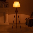 Торшер напольный BayerLux «Лаут», 1×15 Вт, Е27, шоколад/шампань  (артикул 10353764)  большой выбор товаров оптом и в розницу по низким ценам с доставкой