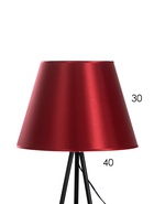 Торшер напольный BayerLux «Лаут», 1×15 Вт, Е27, черный/красный - Фото 4