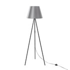 Торшер напольный BayerLux «Лаут», 1×15 Вт, Е27, черный/серый - Фото 1