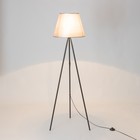 Торшер напольный BayerLux «Лаут», 1×15 Вт, Е27, черный/серый - Фото 2