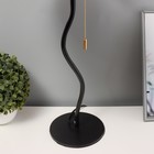 Настольная лампа "Лаут" 1хE27 15W Цвет: Черный, коричневый - фото 24053526