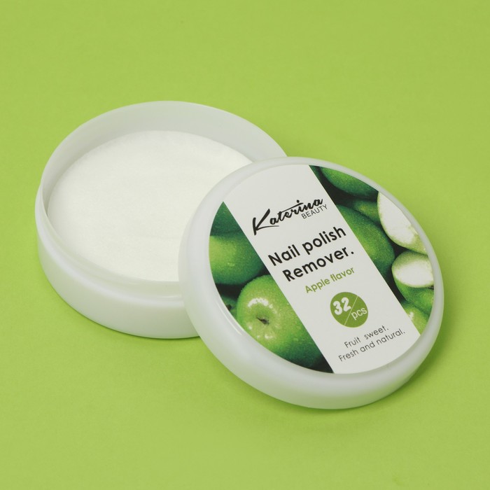 Салфетки для снятия лака, гель-лака, аромат яблока, 32 шт. - Фото 1