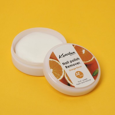 Салфетки для снятия лака, гель-лака, аромат апельсина, 32 шт.