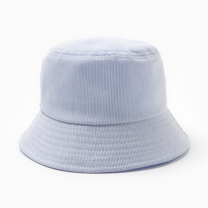 Панама детская KAFTAN «Полоска», голубая, размер 50 - Фото 1