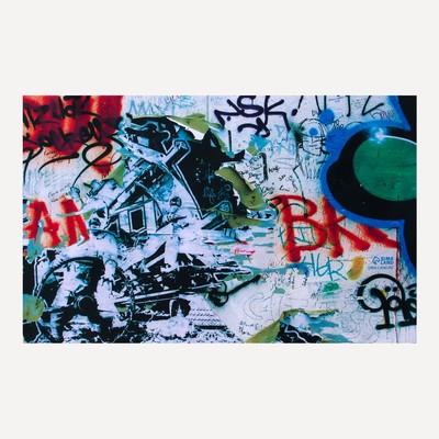 Фотофон для съёмок, винил «Граффити», 120×80 см