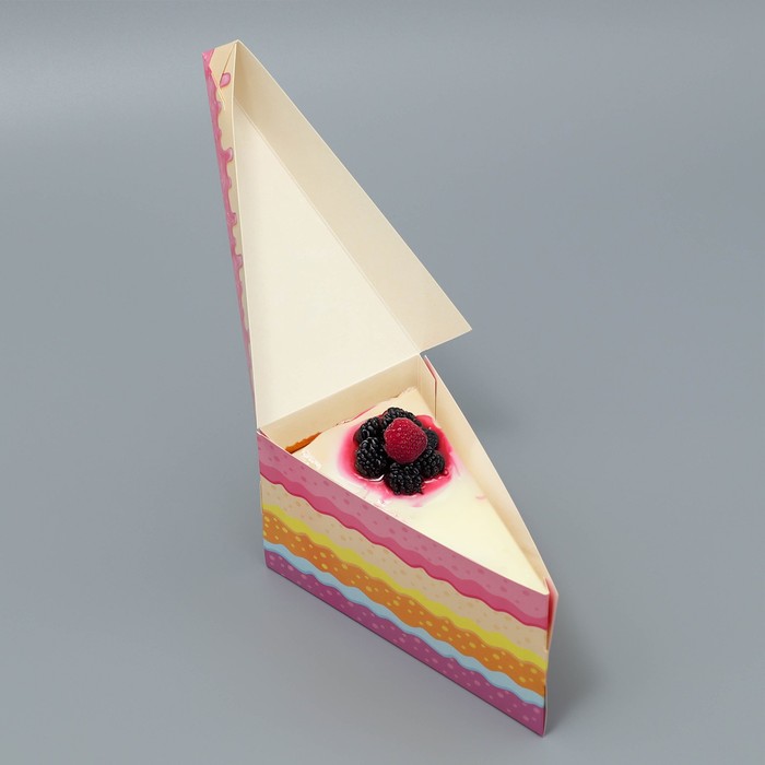 Коробка под торт, кондитерская упаковка «Корги», 15.5 х 8.5 х 8.5 см - фото 1896382898