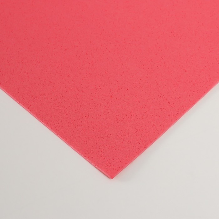Фоамиран матовый 60х70 см, 1 мм, розовый