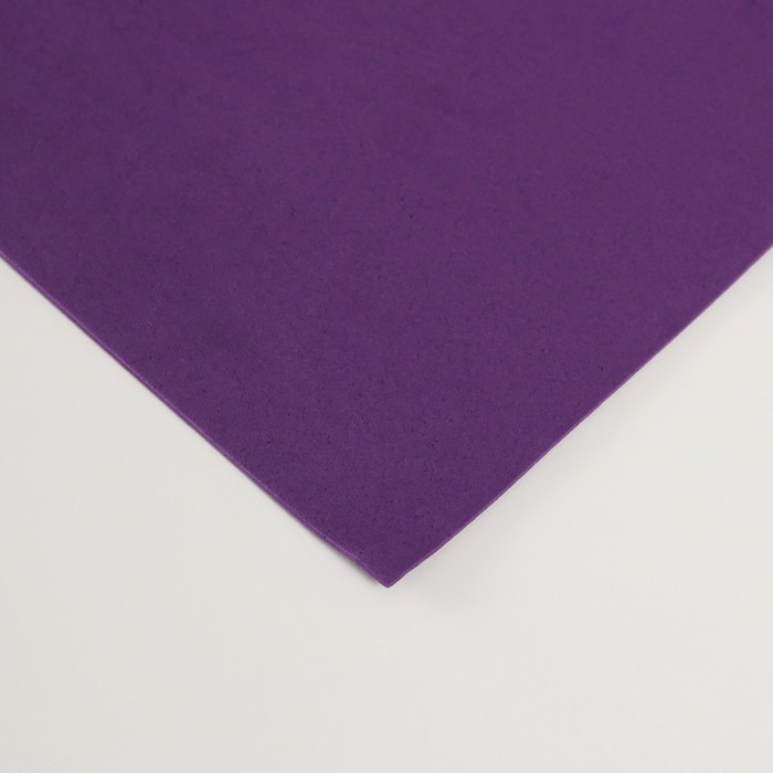 Фоамиран матовый 60х70 см, 1 мм, темно-фиолетовый