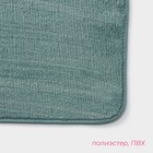 Коврик для дома Доляна «Софт», 50×80 см, бирюзовый - Фото 3