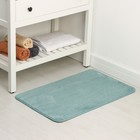 Коврик для дома Доляна «Софт», 50×80 см, бирюзовый - Фото 2