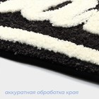Коврик SAVANNA Bath, 40×60 см, цвет чёрный - фото 9477300