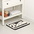 Коврик для ванной и туалета SAVANNA Bath, 40×60 см, чёрный - Фото 2