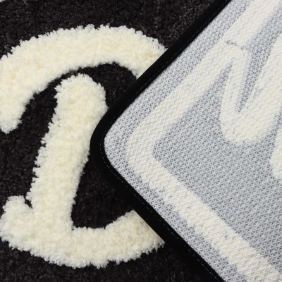 Коврик для ванной и туалета SAVANNA Bath, 50×80 см, чёрный