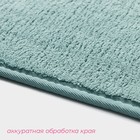 Набор ковриков для ванной и туалета Доляна «Софт», 2 шт, 40×50 см, 50×80 см, цвет бирюзовый - Фото 3