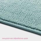 Коврики для ванной и туалета Доляна «Софт», 2 шт: 40×50 см, 50×80 см, цвет бирюзовый - Фото 3