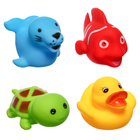 Набор резиновых игрушек для ванны «Морские друзья», 4 шт, Крошка Я - фото 321244021