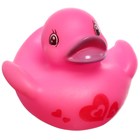 Резиновые игрушки для ванны «Уточки сердечки», в наборе 3 шт., МИКС - Фото 8