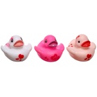 Резиновые игрушки для ванны Крошка Я «Уточки сердечки», в наборе 3 шт., МИКС - Фото 8