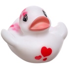 Резиновые игрушки для ванны Крошка Я «Уточки сердечки», в наборе 3 шт., МИКС - Фото 9
