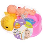 Набор резиновых игрушек для ванны «Пупсик с цветными рыбками», 6 шт, Крошка Я - Фото 14