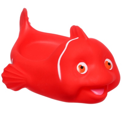 Резиновые игрушки для ванны Крошка Я «Мыльница: Рыбки», с пищалкой, в наборе 4 шт.