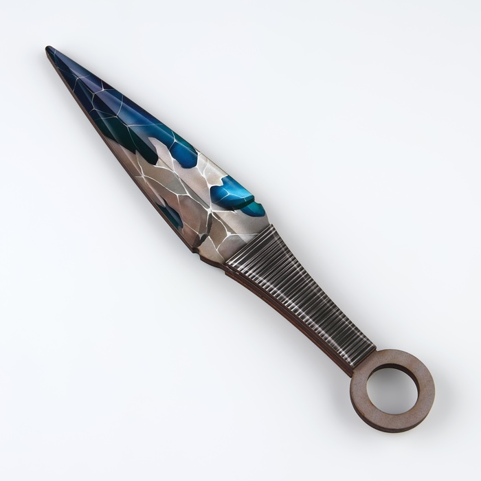 Сувенир деревянный нож кунай «Ледяной камень», 26 см - фото 1908111405