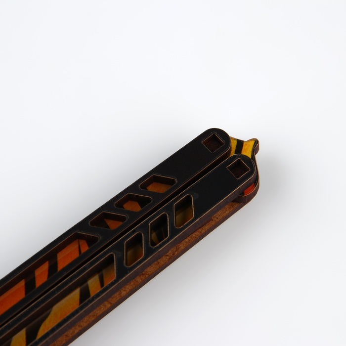 Сувенирное оружие нож-бабочка «Тигр», 20 см