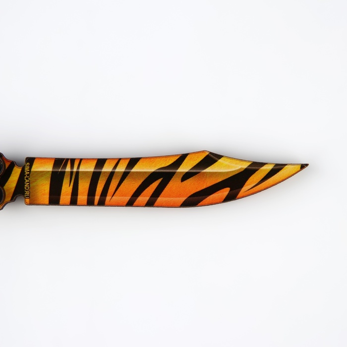Сувенирное оружие нож-бабочка «Тигр», 20 см - фото 1908111434