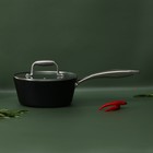 Ковш Magistro Rock Stone, 1.5 л, d=18 см, h=8 см, с крышкой, антипригарное покрытие, индукция, алюминий, чёрный - Фото 14