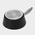 Ковш Magistro Rock Stone, 1.5 л, d=18 см, h=8 см, с крышкой, антипригарное покрытие, индукция, алюминий, чёрный - Фото 8