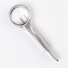 Лупа с пинцетом, кратность 8, линза 25 мм - Фото 2