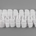 Шторная лента классическая, матовая, 6 см, 50±1 м, белая - Фото 2