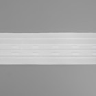 Шторная лента фиксированная сборка, матовая, 6 см, 50 ± 1 м, цвет белый - Фото 4