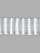 Шторная лента фиксированная сборка, матовая, 6 см, 50±1 м, белая - Фото 5