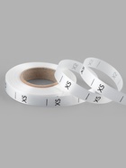 Размерник сатиновый, XS, 1000 шт., 12 мм, 30 м, белый - Фото 2