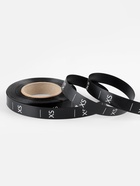 Размерник сатиновый, XS, 1000 шт., 12 мм, 30 м, чёрный - Фото 2