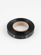 Размерник сатиновый, XS, 1000 шт., 12 мм, 30 м, чёрный - Фото 3