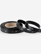 Размерник сатиновый, S, 1000 шт., 12 мм, 30 м, чёрный - Фото 2