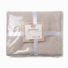 Плед Валенсия 140х200см, 155S/MARE, бел/пес, хл 50%, пэ 30%, пан 20% 10391954