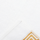 Полотенце махровое Bend цвет белый, 50Х80, 420г/м хл100% - Фото 4