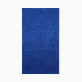Полотенце махровое Branco di pesci цвет синий, 50Х80, 460г/м хл100%
