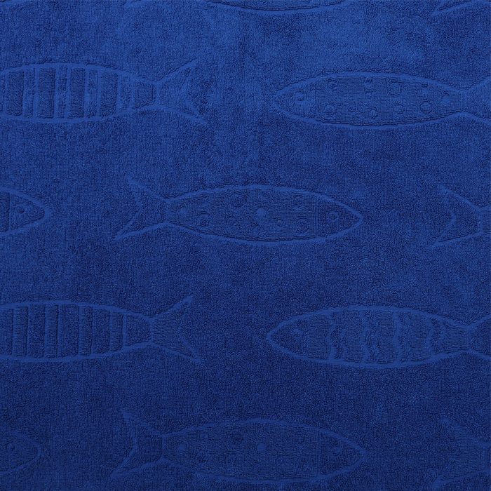 Полотенце махровое Branco di pesci цвет синий, 70Х120, 460г/м хл100%
