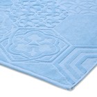 Полотенце махровое Ceramics цвет голубой, 50Х90, 460г/м хл100% - Фото 2