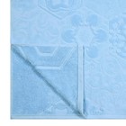 Полотенце махровое Ceramics цвет голубой, 50Х90, 460г/м хл100% - Фото 4