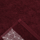 Полотенце махровое Modello argento ПЦ-2601-4852 цв.19-1725 бордовый, 50Х90, 460г/м хл100% - Фото 4