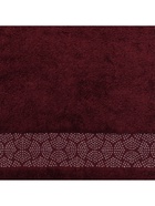 Полотенце махровое Modello argento, 50×90, хлопок 100%, бордовое 10367311