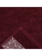 Полотенце махровое Modello argento, 50×90, хлопок 100%, бордовое 10367311