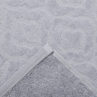 Полотенце махровое Tracery цвет серый, 50Х80, 460г/м хл100% - Фото 4